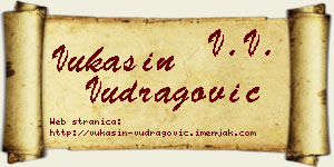 Vukašin Vudragović vizit kartica